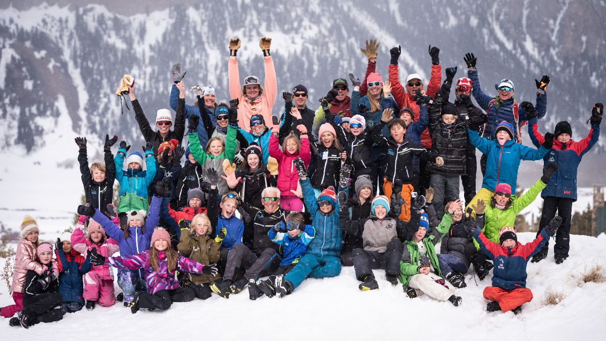 Crested Butte Nordic's Juniors program youngsters and coaches