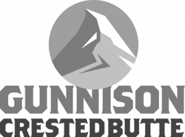 Gunnison Crested Butte Tourism black and white logo