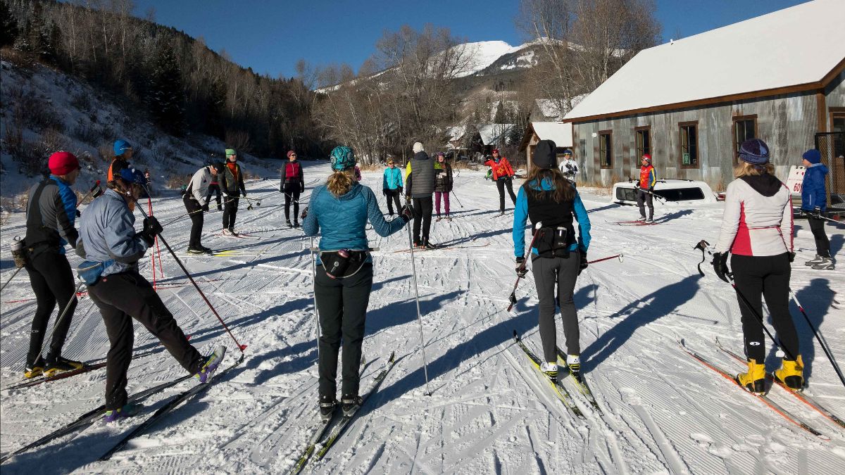 Crested Butte Nordic Masters session in progress