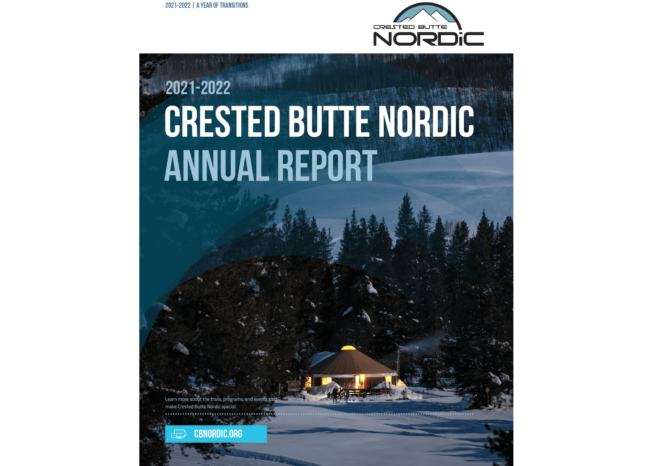 Annual Report 21/22 cover page