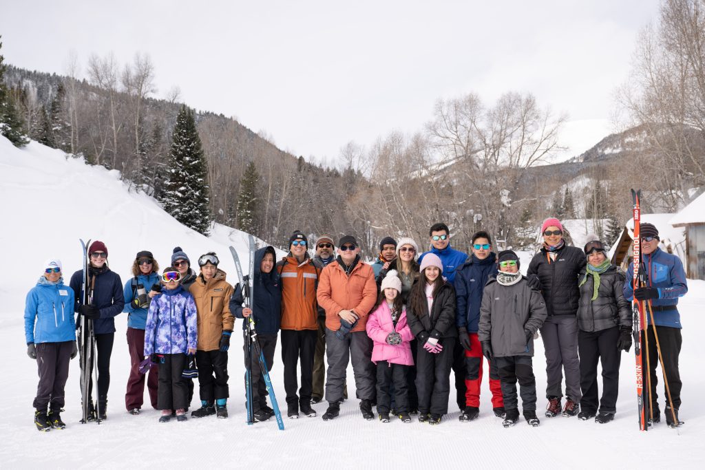 Group from a Community Outreach ski day in Crested Butte